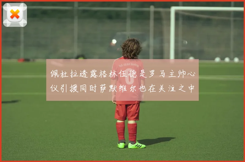 佩杜拉透露格林伍德是罗马主帅心仪引援同时萨默维尔也在关注之中